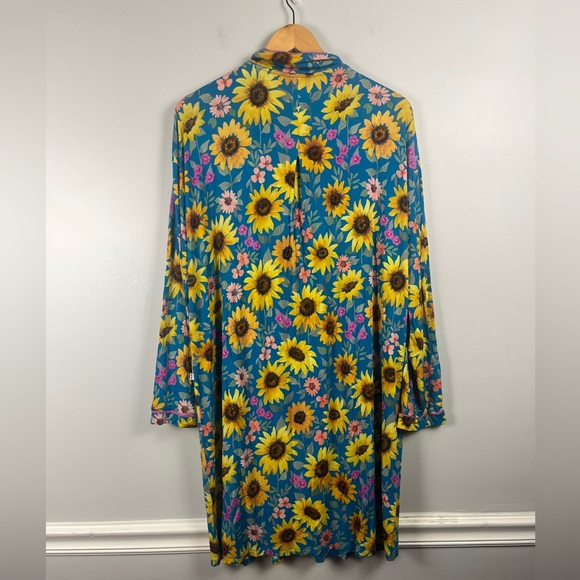 Little Sleepies sunflower fields nightgown bamboo size x-large - Picture 3 of 3